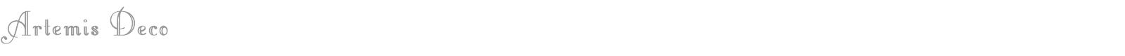 Artemis Deco font preview